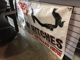 Hidden Hitch Banner, 72" x 36".