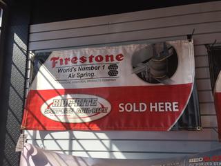 Firestone Banner, 48" x 23".