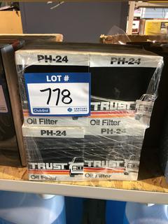 (4) Trust PH-24 Oil Filters.