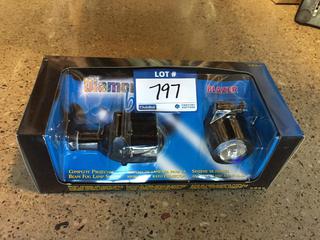 Diamond Blue Blazer 9866 Complete Projector Beam Fog Lamp System.