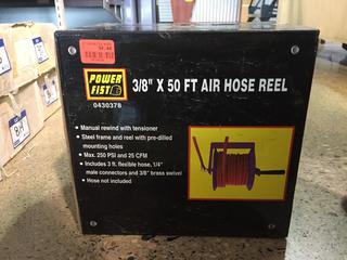 Powerfist 3/8" x 50' Air Hose Reel.