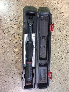 1/4" Drive Digital Torque Wrench In Case.