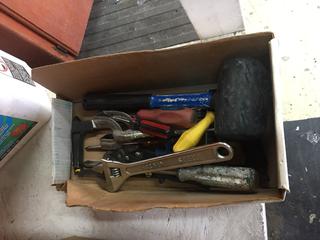 Assorted Hand Tools, Hammer, Crescent Wrench, Hack Saw, etc.