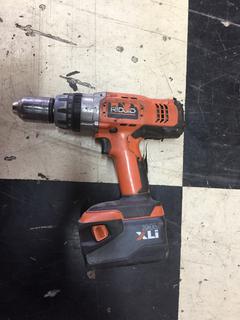 Rigid 24V Drill, (2) Batteries & Charger.