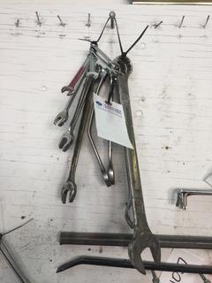 Assorted Wrenches, 3/8"-1-1/8".