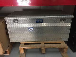 Checker Plate Truck Tool Box, 48"x 24-1/2" x 21".