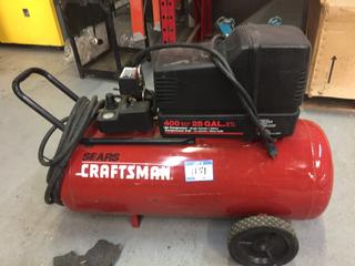 Craftsman 400 Series 25 Gallon Portable Air Compressor.