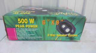 6" x 9" 500W Speaker System.