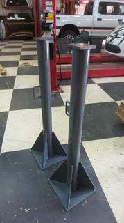 (2) 44"H Heavy Duty Stands.