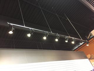 Track Lighting, 12' 8 Light With Conduit.