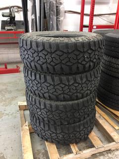 Set of (4) Trail Hog A/T LT 265/70R17 Mud & Snow Tires.