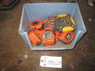 Bin of Measuring Tapes.