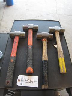 (4) 4lb Hammers.