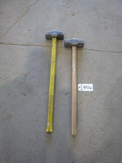 (2) 10lbs Sledge Hammers.