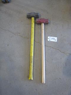 (2) 10lbs Sledge Hammers.