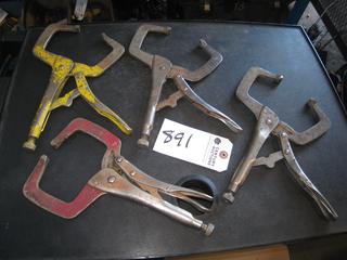 (4) C-Clamp Vise Grips.