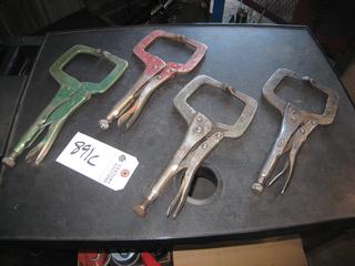 (4) C-Clamp Vise Grips.