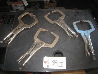 (4) C-Clamp Vise Grips.