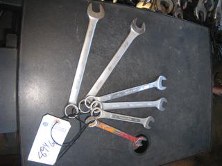 (6) Miscellaneous Metric Combo Wrenches. 18-23mm.