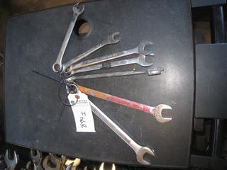 (7) Miscellaneous Metric Combo Wrenches. 18-24mm.