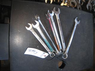 (7) Miscellaneous Metric Combo Wrenches. 18-24mm.