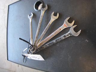 (5) Miscellaneous SAE Combo Wrenches. 3/4-1.