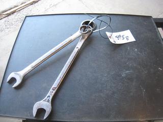 (2) SAE Combo Wrenches. 1 1/8, 1 1/16.