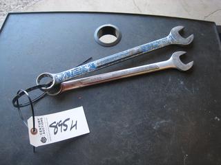 (2) SAE Combo Wrenches. 1 1/8, 1 1/16.