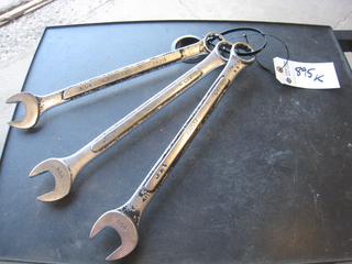 (3) SAE Combo Wrenches. 1 1/4.