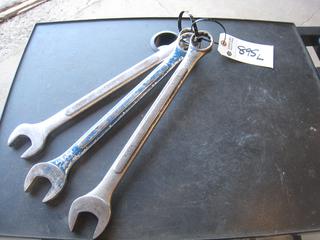 (3) SAE Combo Wrenches. 1 1/4.