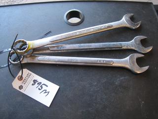 (3) SAE Combo Wrenches. 1 1/4.