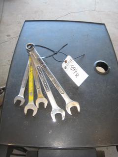 (5) Miscellaneous SAE Combo Wrenches. 3/4-1.