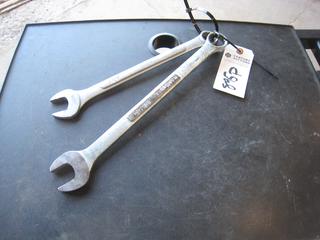 (2) SAE Combo Wrenches. 1 1/8, 1 1/16.