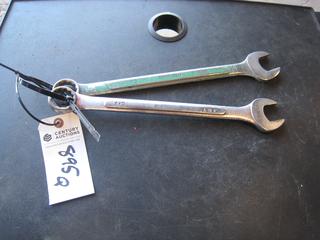 (2) SAE Combo Wrenches. 1 1/8, 1 1/16.