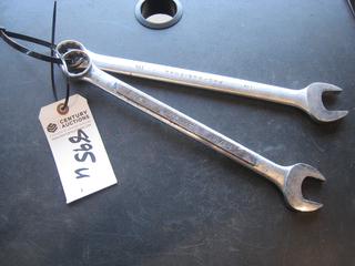 (2) SAE Combo Wrenches. 1 1/8, 1 1/16.