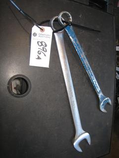 (2) SAE Combo Wrenches. 1 7/16, 1 1/4.