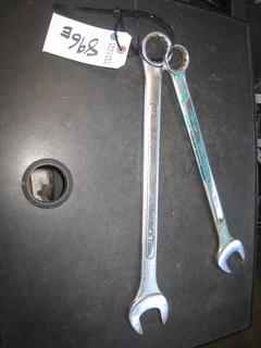 (2) SAE Combo Wrenches. 1 7/16, 1 1/4.