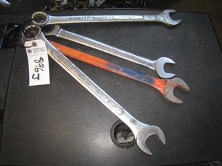 (3) SAE Combo Wrenches. 1 1/4, 1 7/16, 1 5/16, 1 3/8.