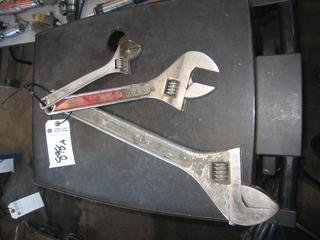 (5) Adjustable Wrenches. 24", 18", 12".