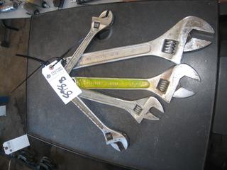 (5) Adjustable Wrenches. 10" - 18".