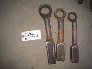 (3) Hammer Wrenches. 2 1/8, 1 5/8, 1 13/16.