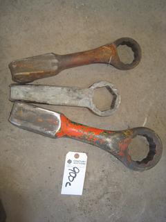 (3) Hammer Wrenches. 2 3/8, 2 15/16, 2 9/16.