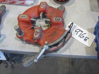 Ridgid Pipe Threading Head.