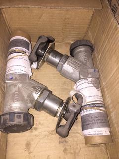 (2) A525 Liquid Fill On Vapour Return Valves. Note: This Lot Is Located At 96057 2431 Drive East Foothills, AB.