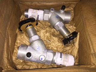 A500N NH3 Liquid "Y" Pattern Tank Valve. 1 1/2" NPTx1 1/2" NPT. Note: This Lot Is Located At 96057 2431 Drive East Foothills, AB.