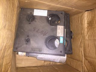 (8) Miscellaneous Face Plates, A500N NH3 Liquid "Y" Pattern Valve. Note: This Lot Is Located At 96057 2431 Drive East Foothills, AB.