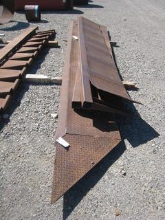 (3) Steel Ramps 4"x 26"x 168" and 4"x 26"x 200". 