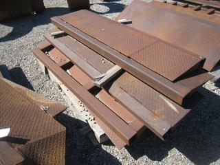 (7) Steel Ramps 4"x 20"x 84". 