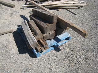 (2) Pallets of Dunnage Timber 2"x 4", 4"x 4", 6"x 9". 