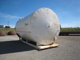 12' x 24' 400 BBL "L" Skidded Production Tank - 1/4" floor, 3/16 shell and roof, gauge board, thief hatch, manway, used for hydrotesting Capacity 400 bbl. Note:  Buyer Responsible For Lifting & Loading. Items Must Be Removed by September 1, 2020, 4:00 PM.  Items Left Onsite After September 1, 2020 Will Be Considered Abandoned.